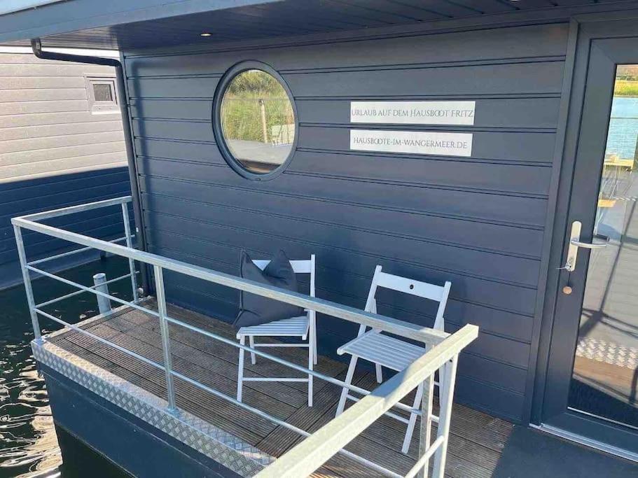Hausboot Fritz Im Wangermeer Schillig Exteriör bild